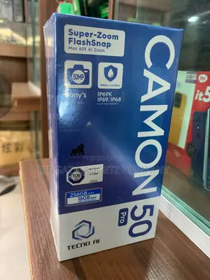 New Tecno Camon 50 Pro 256 GB Black
