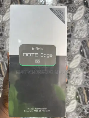 New Infinix Note Edge 256 GB Black