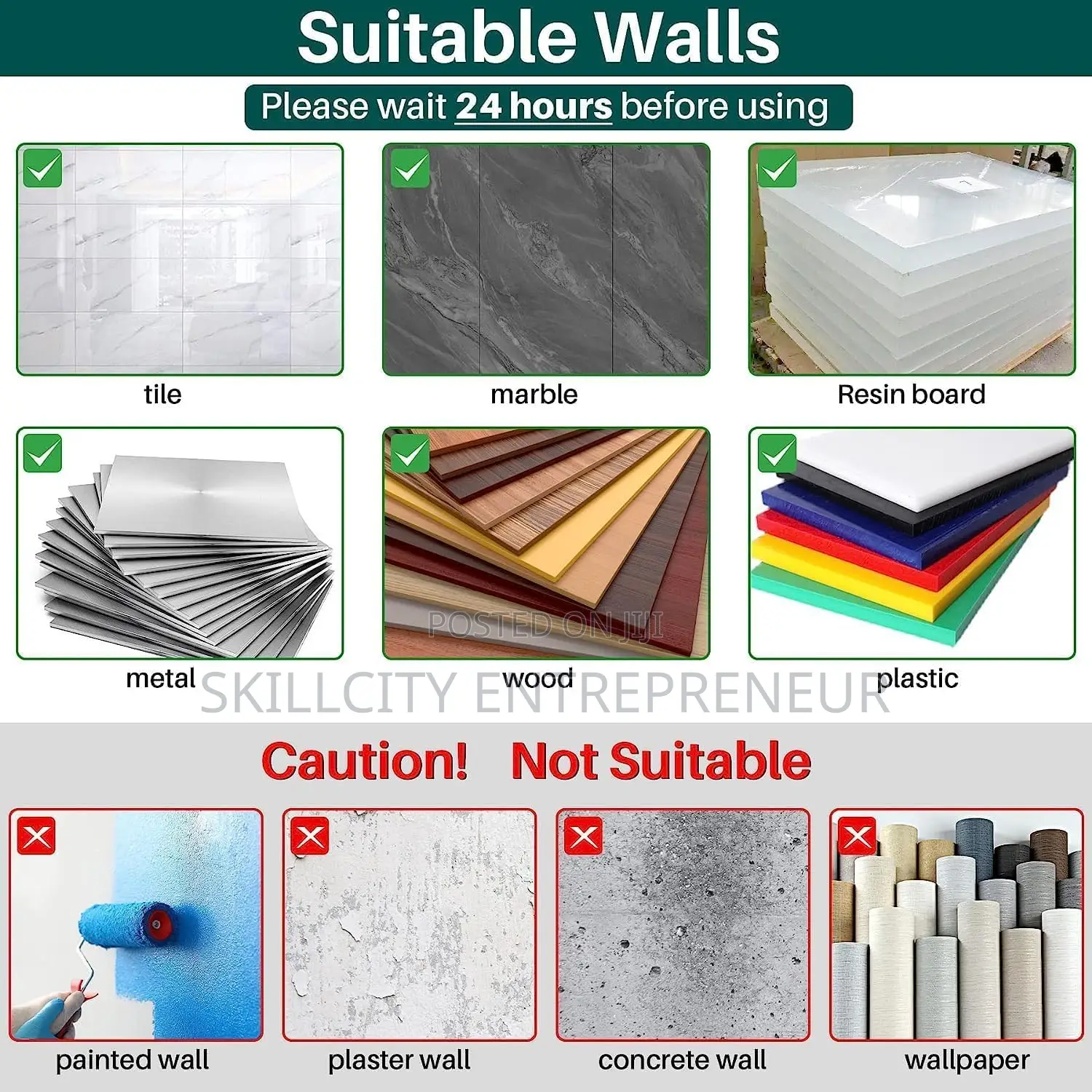 Adhesive Hook Strips