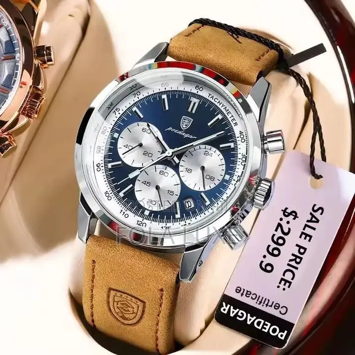 Poedagar Luxury Leather Watch