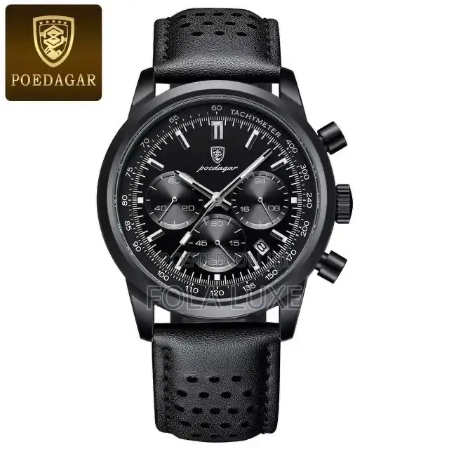 Poedagar Luxury Leather Watch
