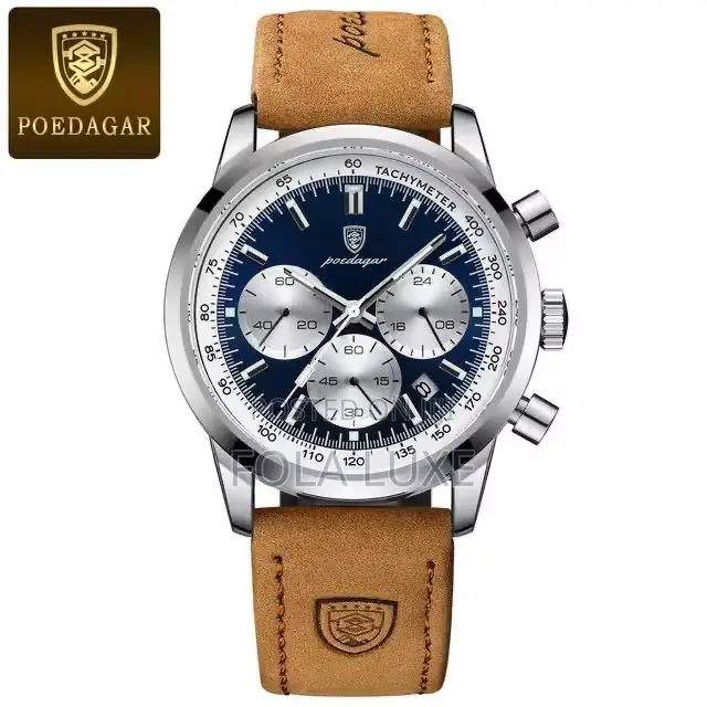Poedagar Luxury Leather Watch