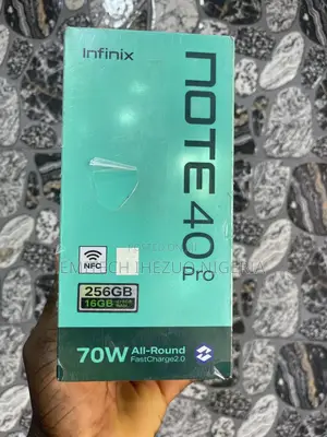 New Infinix Note 40 Pro 256 GB Green