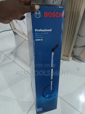 Bosch GWM 32 Measuring Wheel – Distance Measuring Tool (32 Cm Wheel)