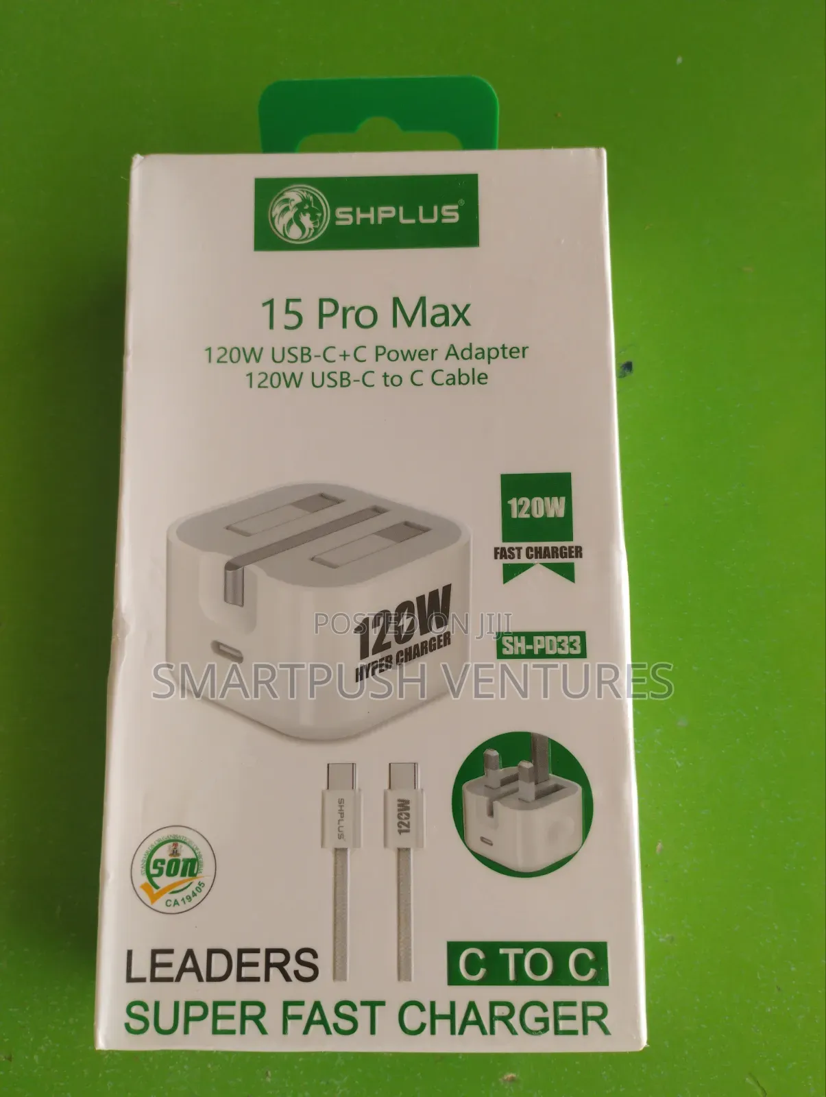 Shplus 15 Pro Max Charger 120w