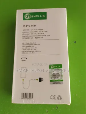 Shplus 15 Pro Max Charger 120w