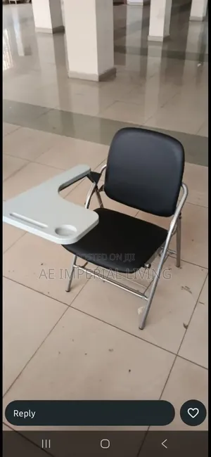 Foldable Lecture Theater Chair With Writing Tablet