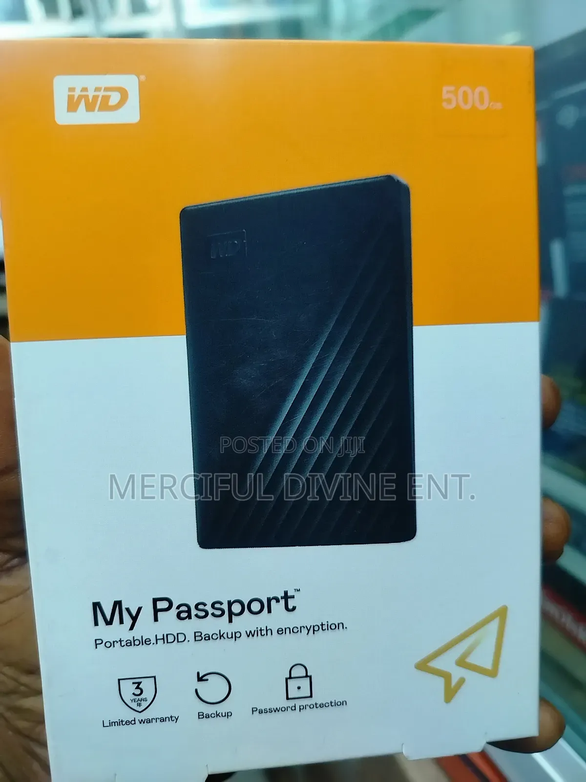 Wd My Passport 500gb External Hard Drive