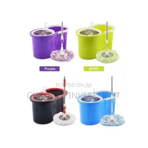 Mop Bucket And Microfibre Rotary 360* Set