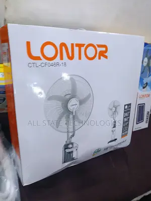 Rechargeable 18" Lontor Cooling Mist Fan Cf046r-18