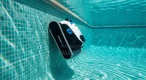 Wall Climbing Swimming Pool Vacuum Robot With Smart Tracking