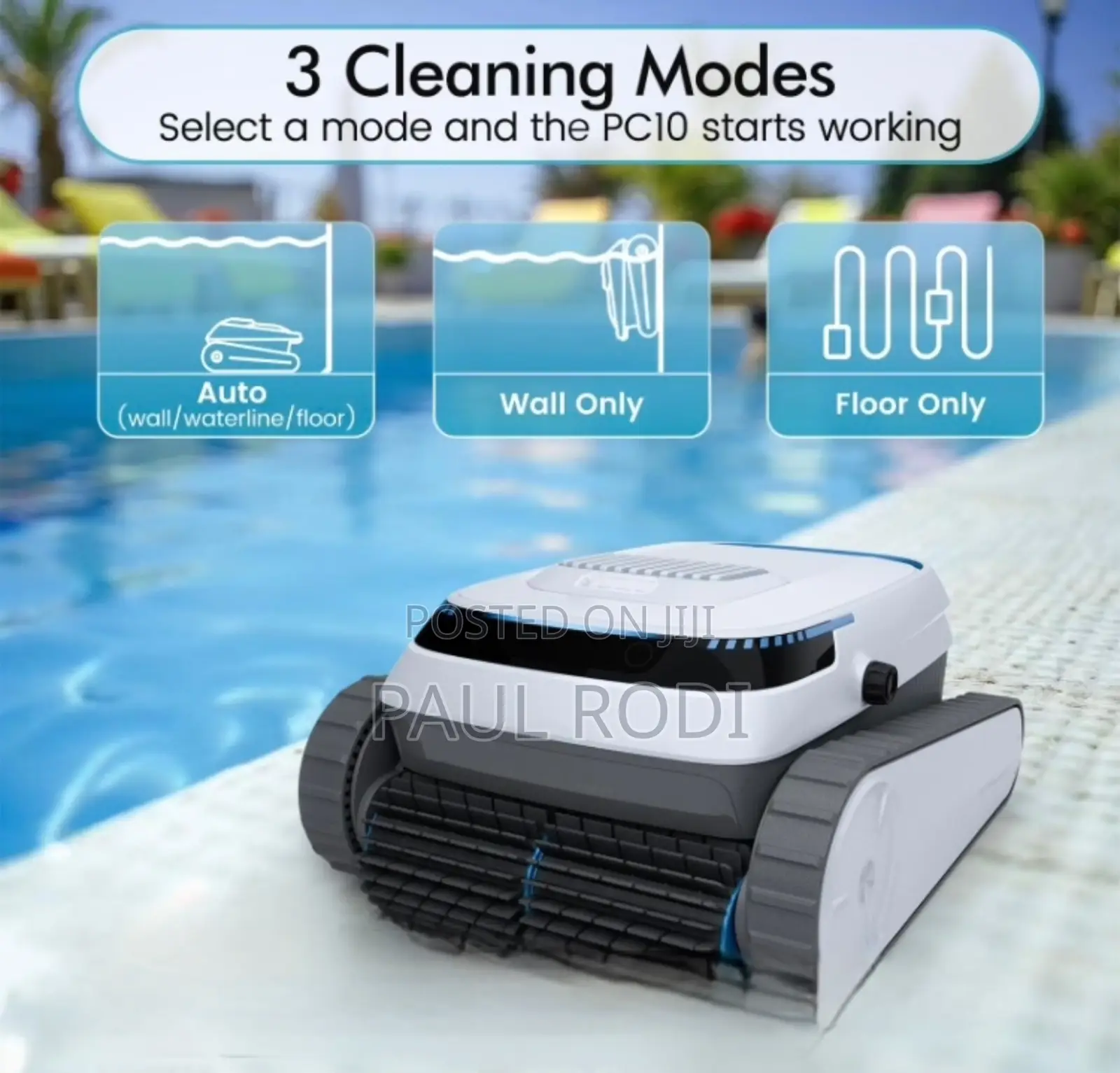 Wall Climbing Swimming Pool Vacuum Robot With Smart Tracking