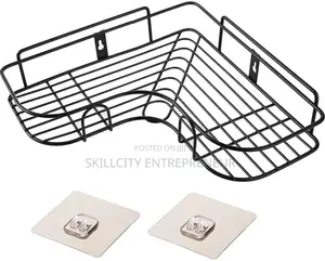 Self Adhesive Kitchen Bathroom Corner Storage Rack