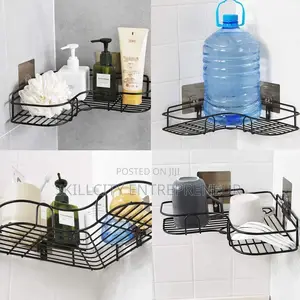 Self Adhesive Kitchen Bathroom Corner Storage Rack