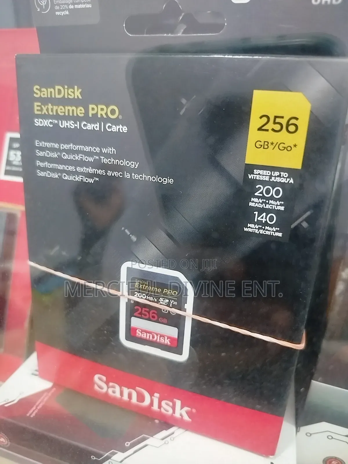 Sandisk 256gb Memory Extreme Pro Sdx Uhs Card