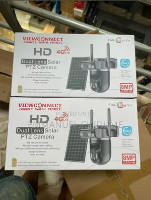 Dual Lens Solar PTZ Camera