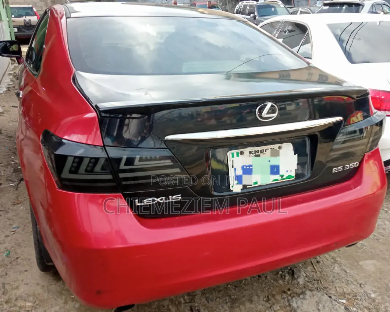 Lexus ES 350 2008 Red