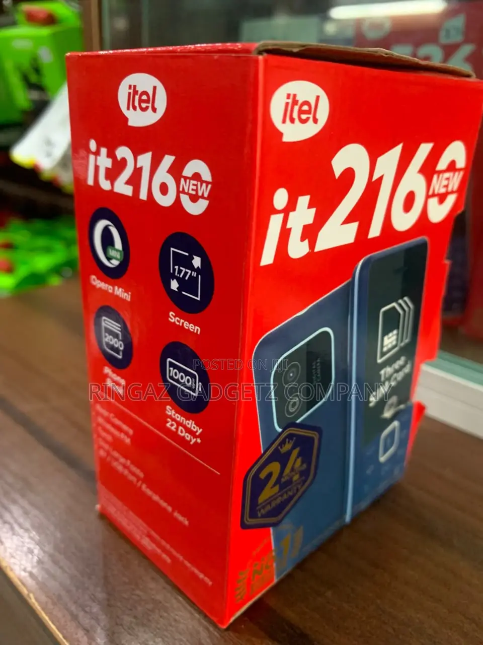 New Itel it2160 4 GB Blue