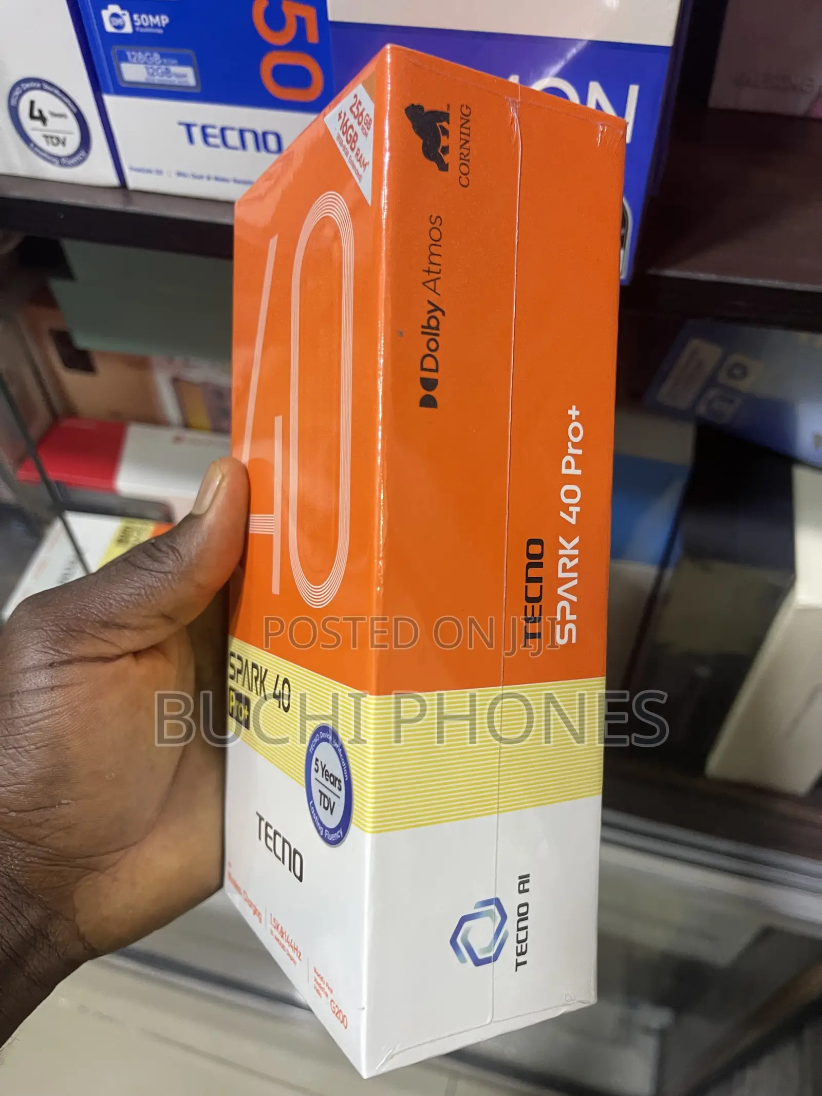 New Tecno Spark 40 Pro+ 256 GB Black