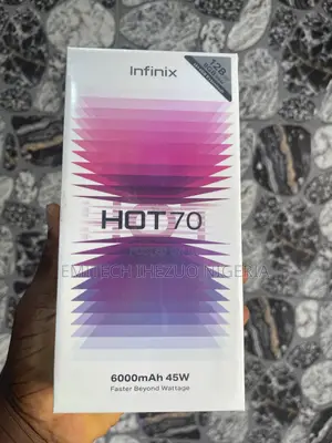 New Infinix Hot 70 128 GB Silver