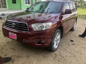 Toyota Highlander Limited 2008 Red