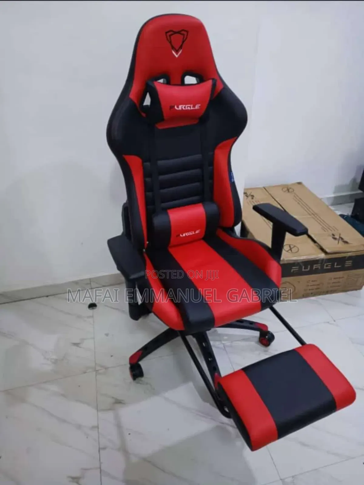 Original Game Chair Red and Black