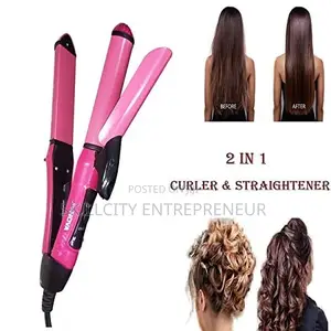 2 In 1 Hair Straightener And Curler