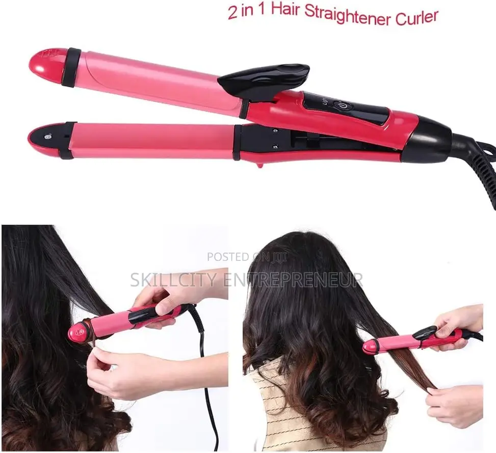 2 In 1 Hair Straightener And Curler
