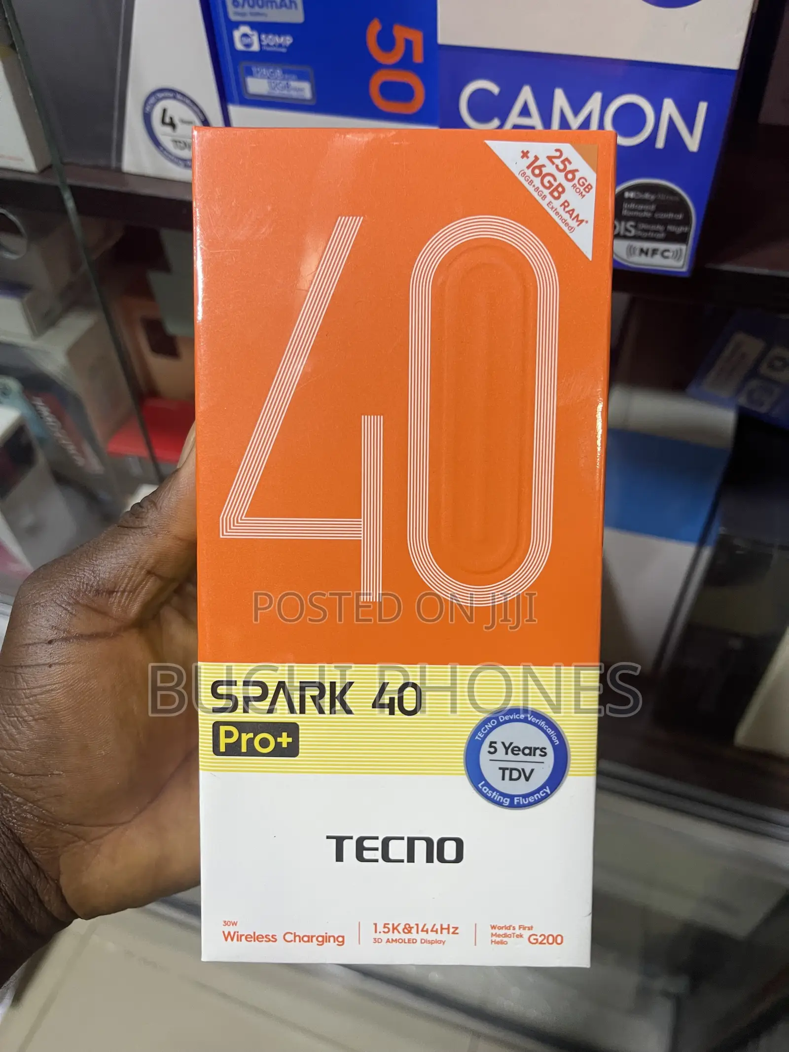 New Tecno Spark 40 Pro+ 256 GB Black