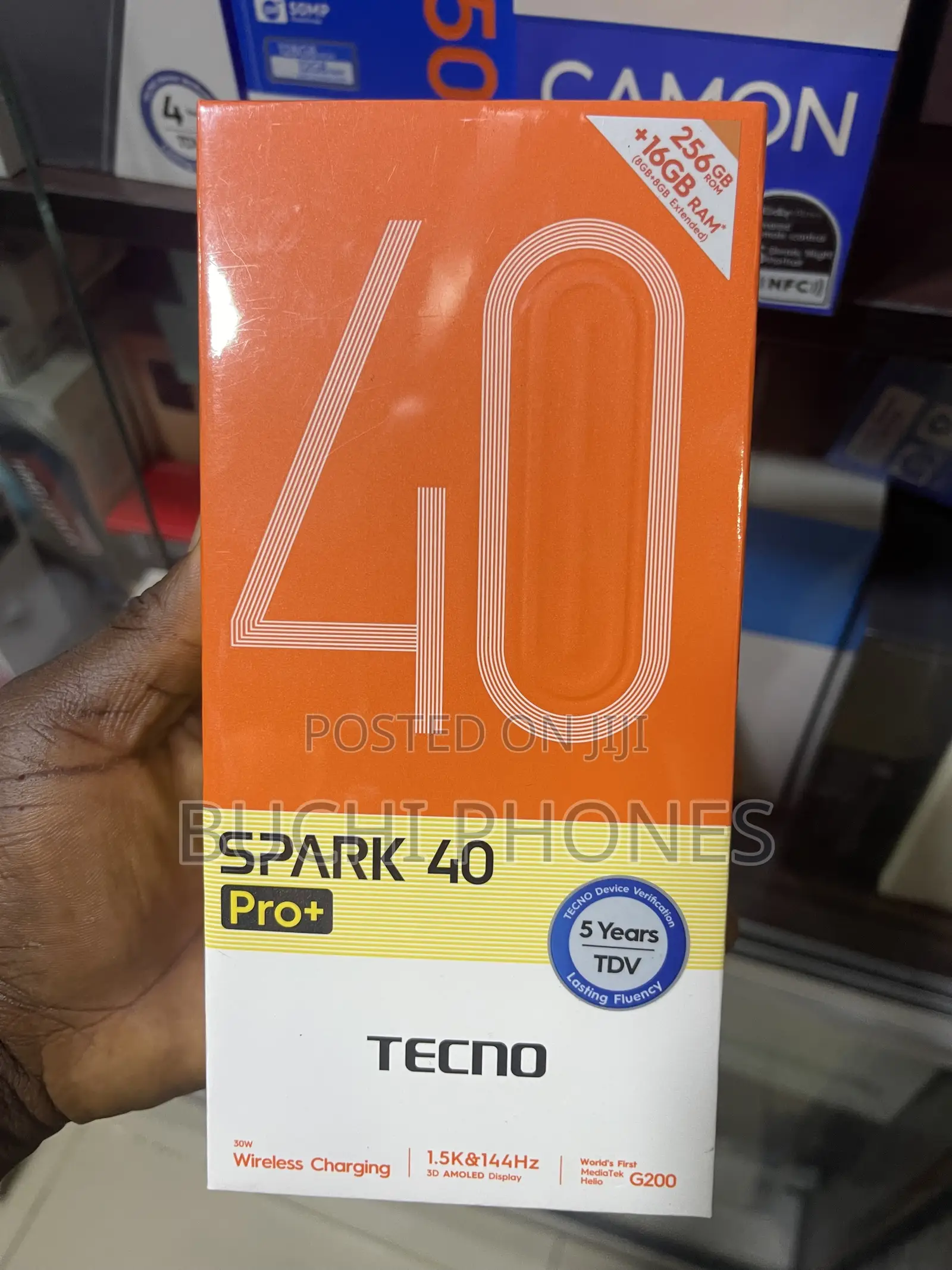 New Tecno Spark 40 Pro+ 256 GB Black