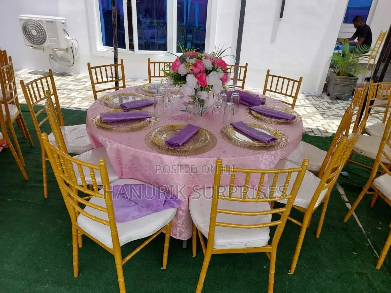 Table Setup for Events