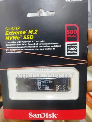 Sandisk 500gb Extreme M.2 Nvme 5000 Speed (1cut)