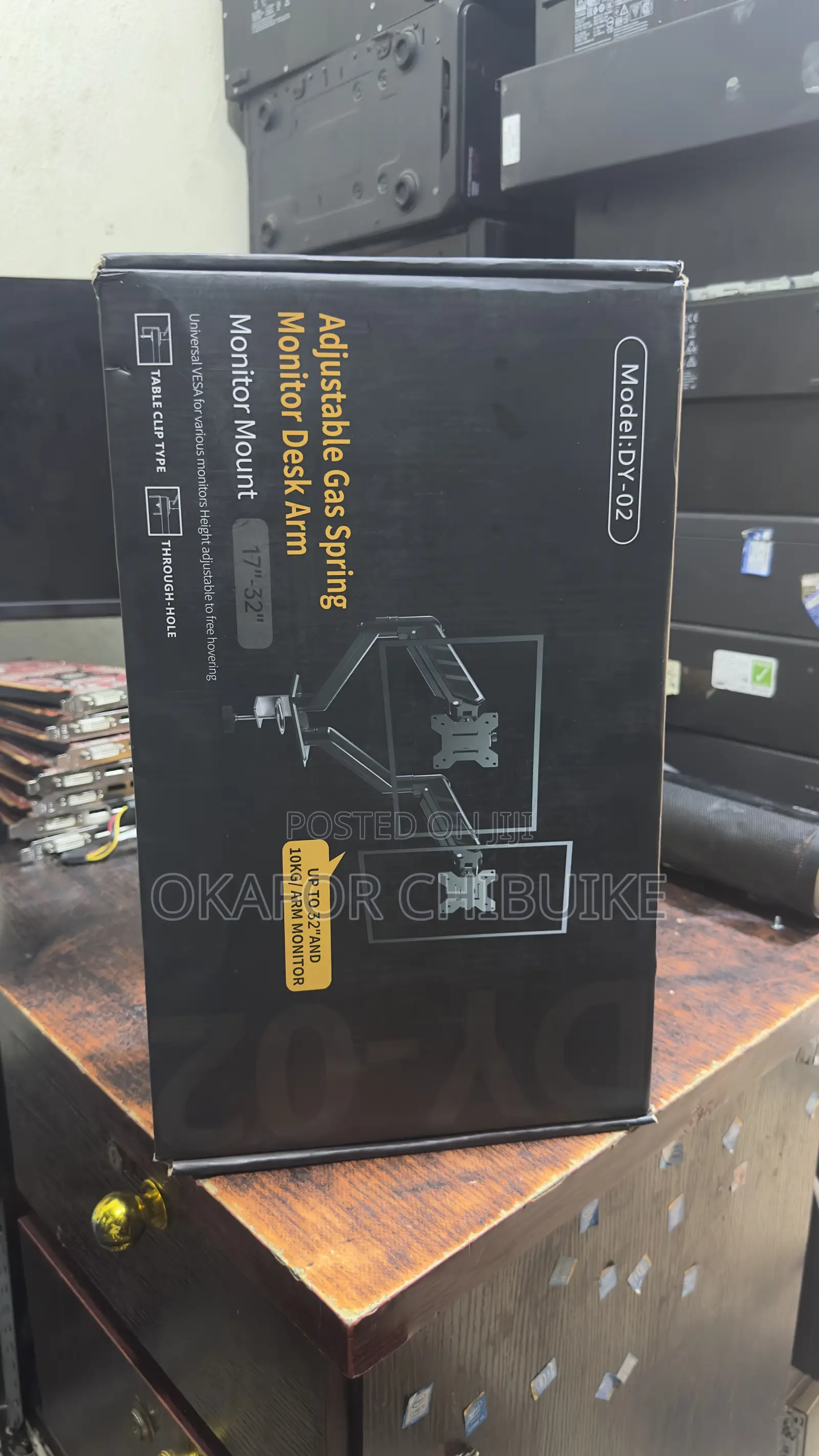 Dual Adjustable Monitor Arm Dy02