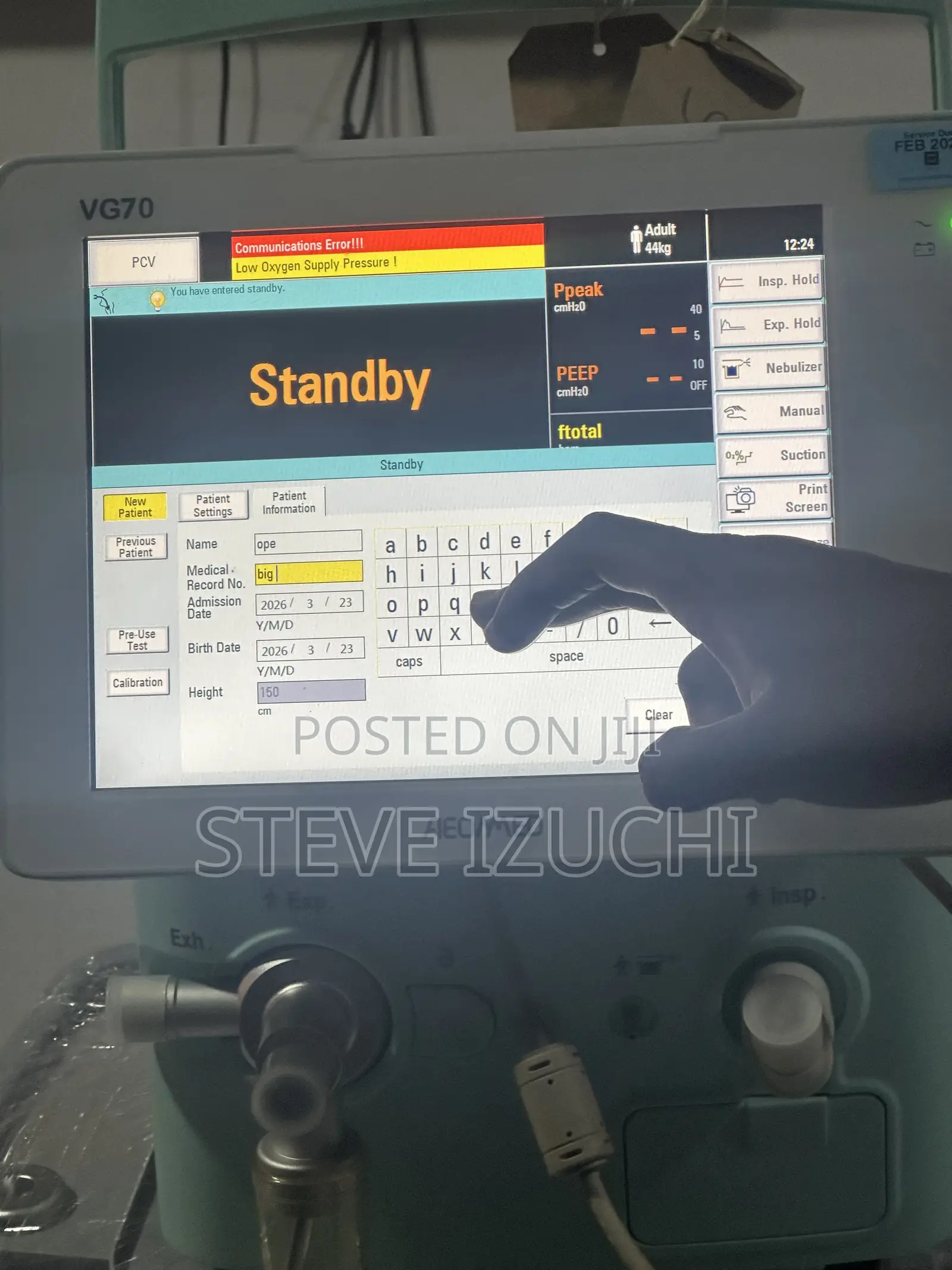 Aeonmed Vg70 Ventilator