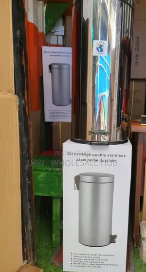 30l Stainless Steel Pedal Bin