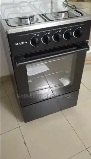 Maxi 4 Burner Gas Cooker With Glass on Top and Oven