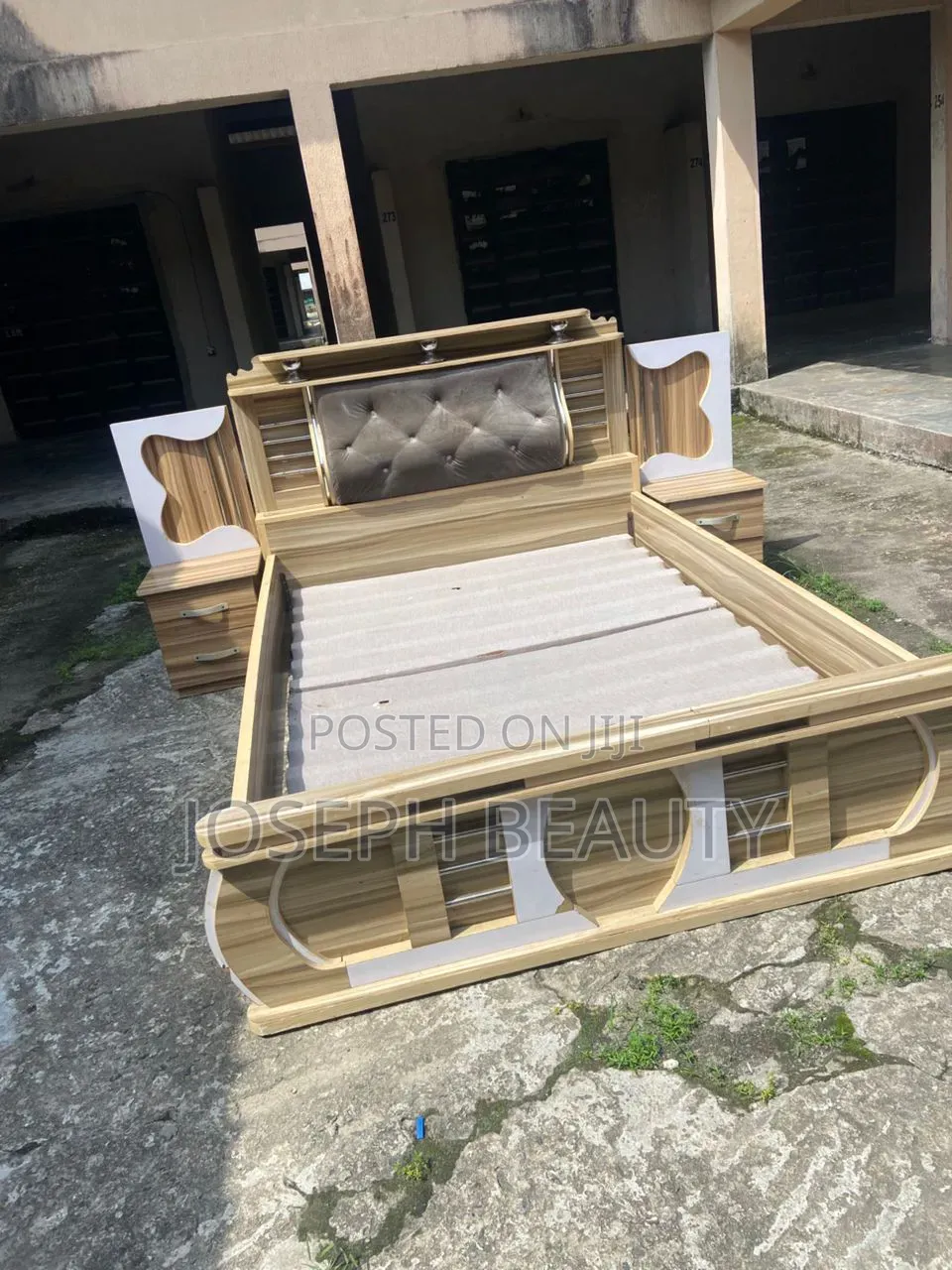 Bedframe With 2 Side Drawers
