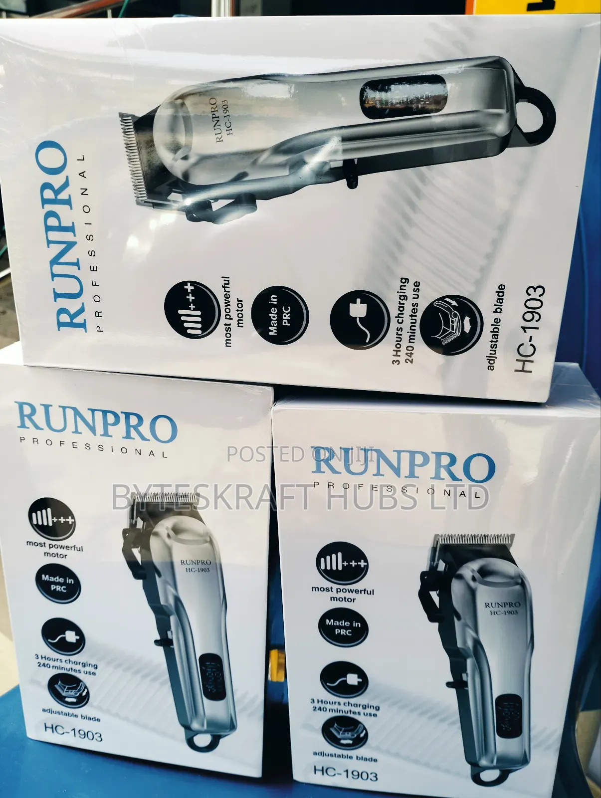 Rechargeable Runpro Professional Clippers