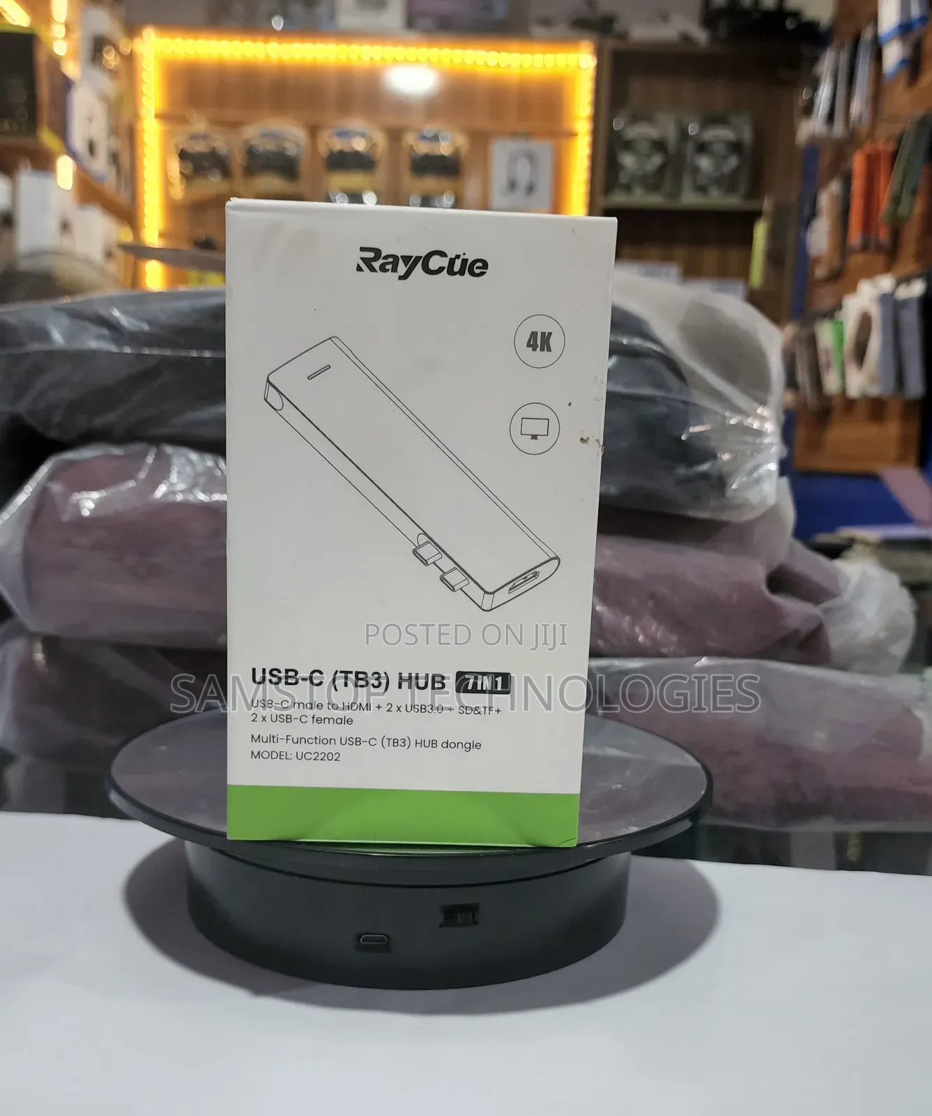 Raycue Usb-C (Tb3) Hub 7 in 1