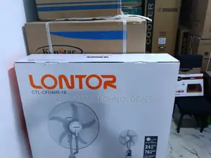 Humidifying Lontor 18" Rechargeable Standing Fan