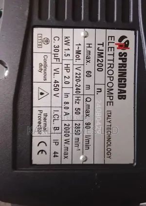 Springdab 2hp Surface Pump
