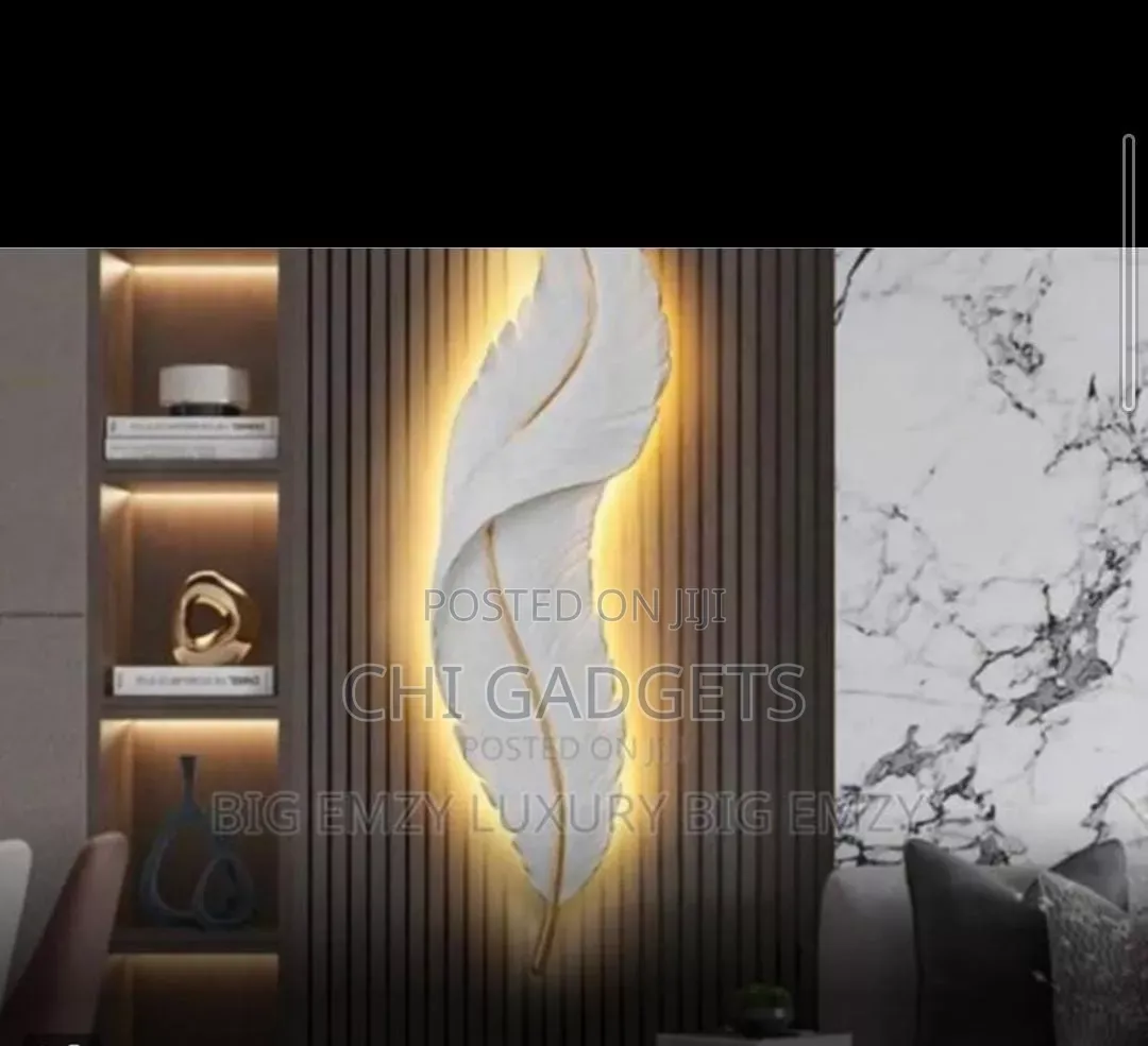 Feather Wall Lamp or Feather Wall Light