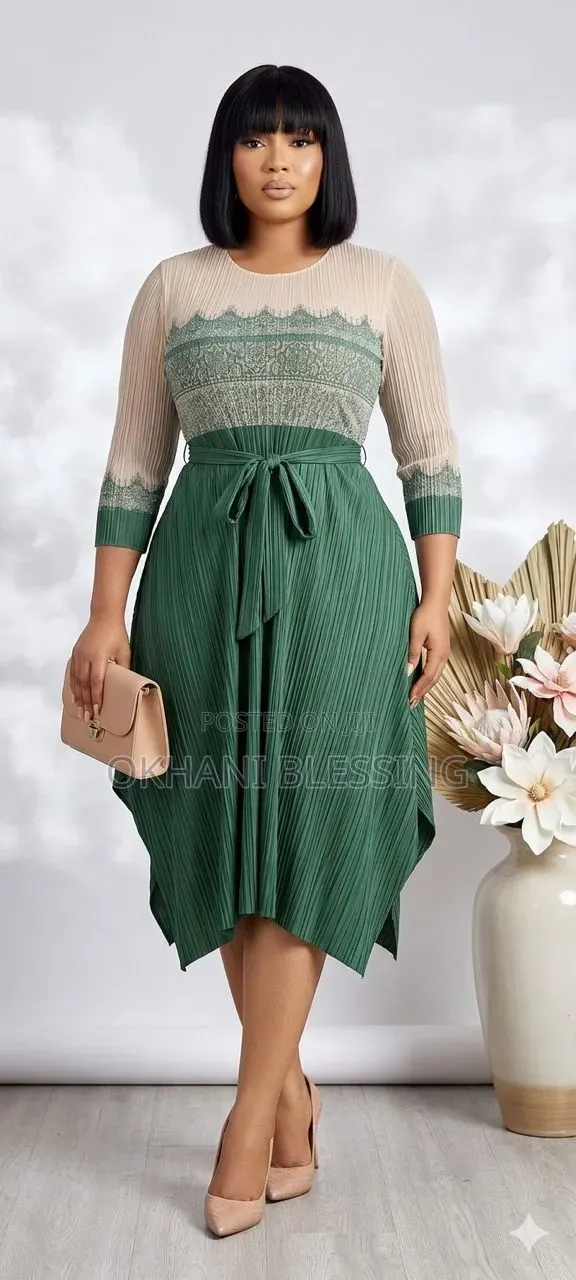 Pleated Midi Dreaa