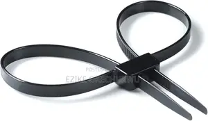 Zip Tie Handcuffs Disposable Nylon Double Locking Cuffs,