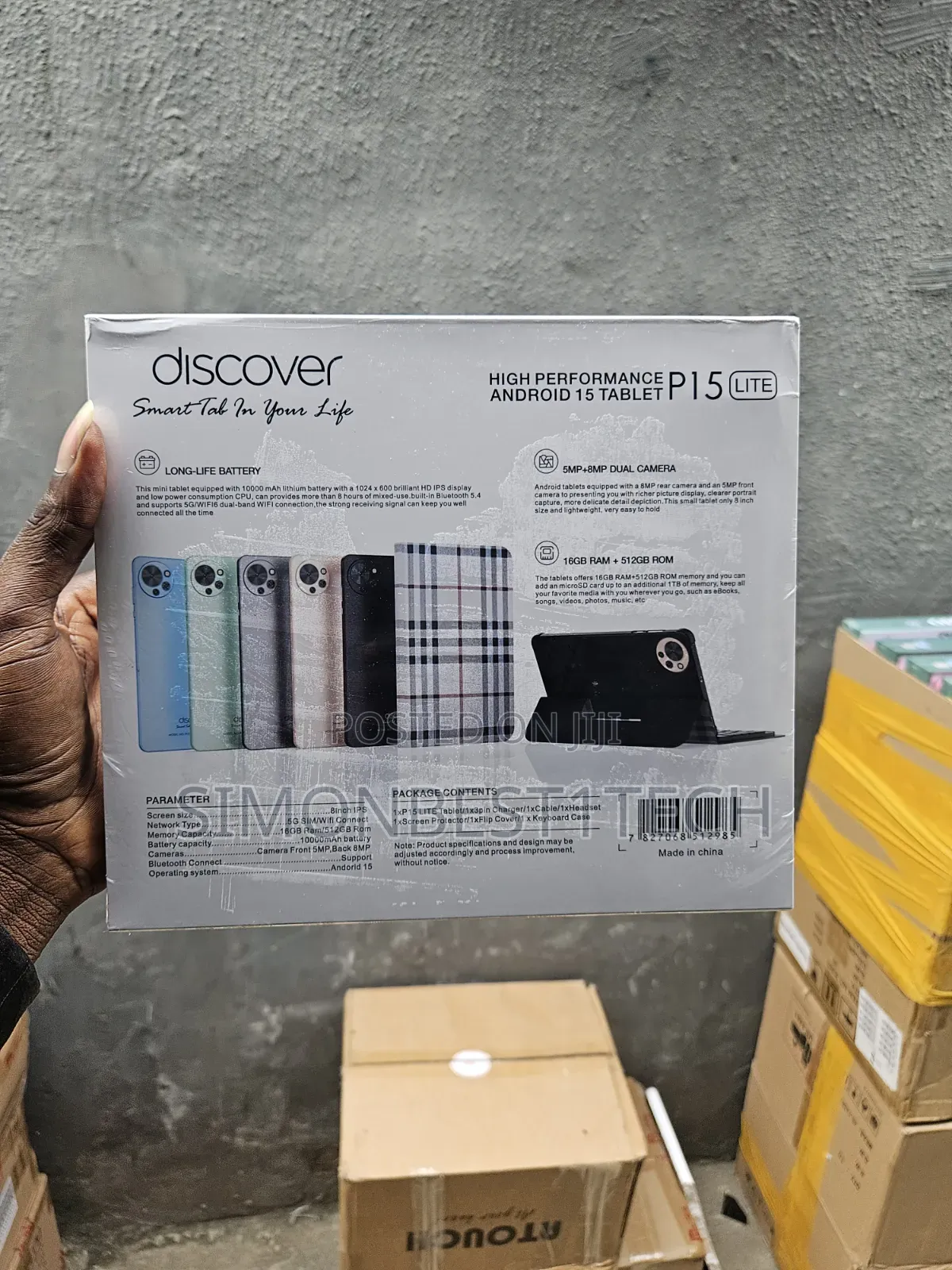 New Discover P15 Pro 512 GB Blue