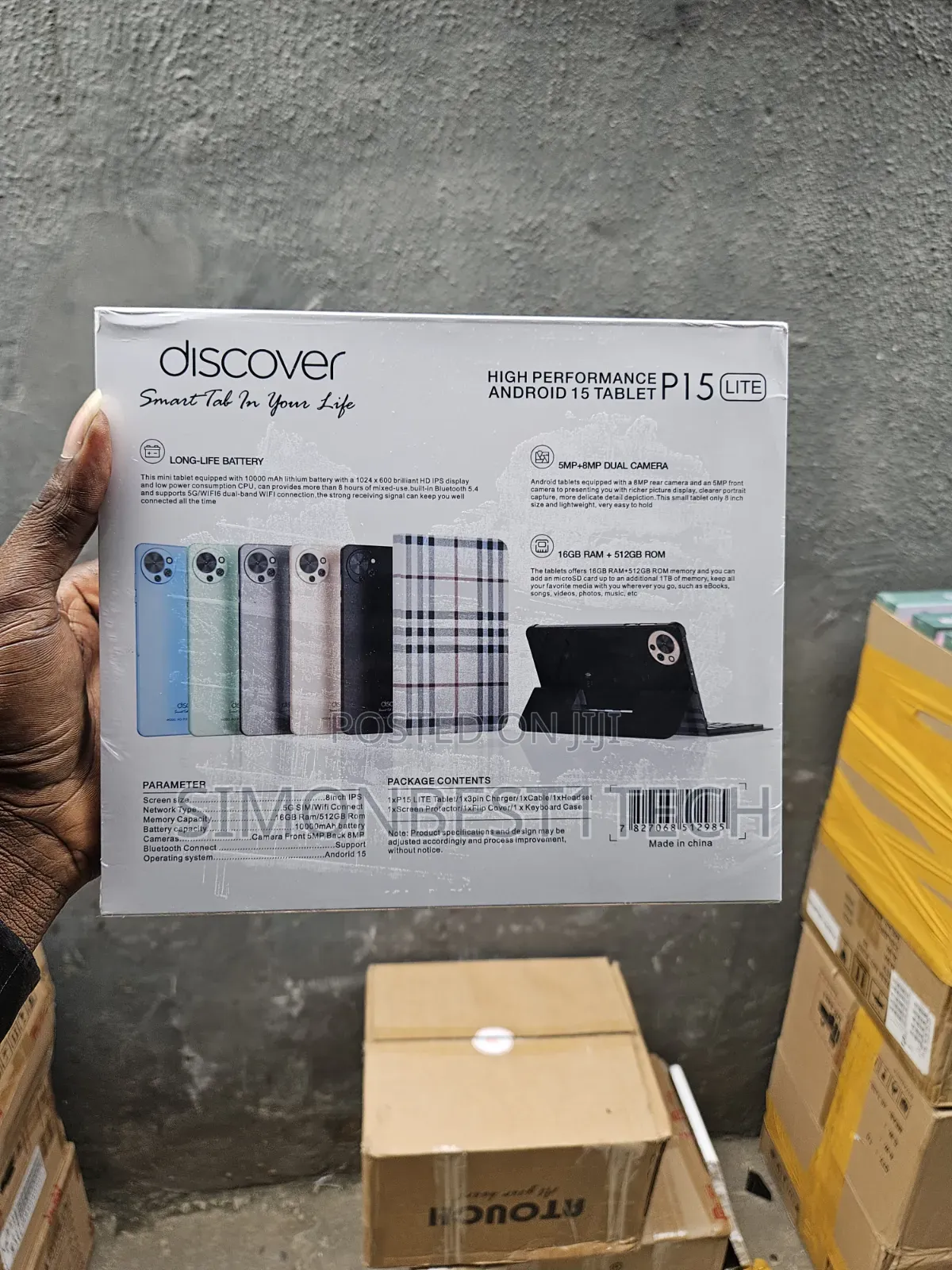 New Discover P15 Pro 512 GB Blue