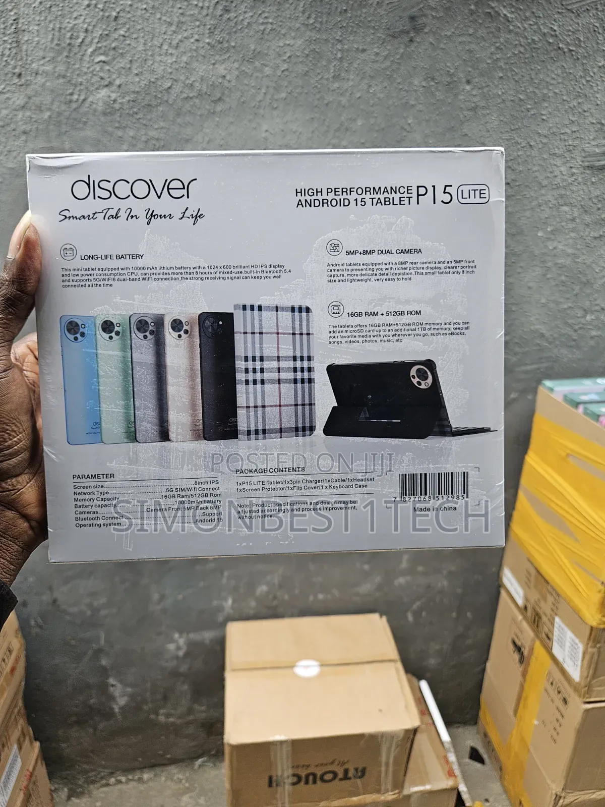 New Discover P15 Pro 512 GB Blue