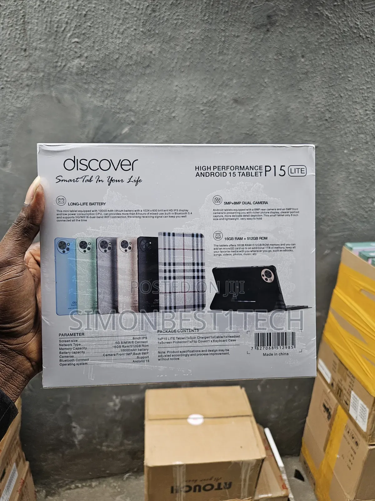 New Discover P15 Pro 512 GB Blue