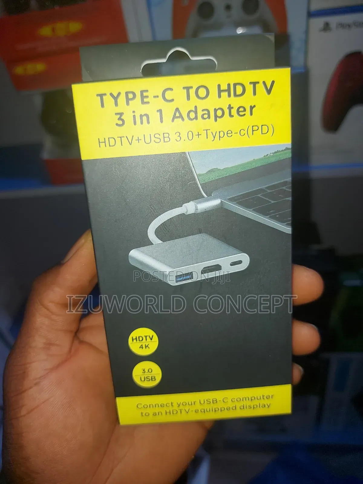 3 In1 Typec Adapter to Hdmi Usb and Typec