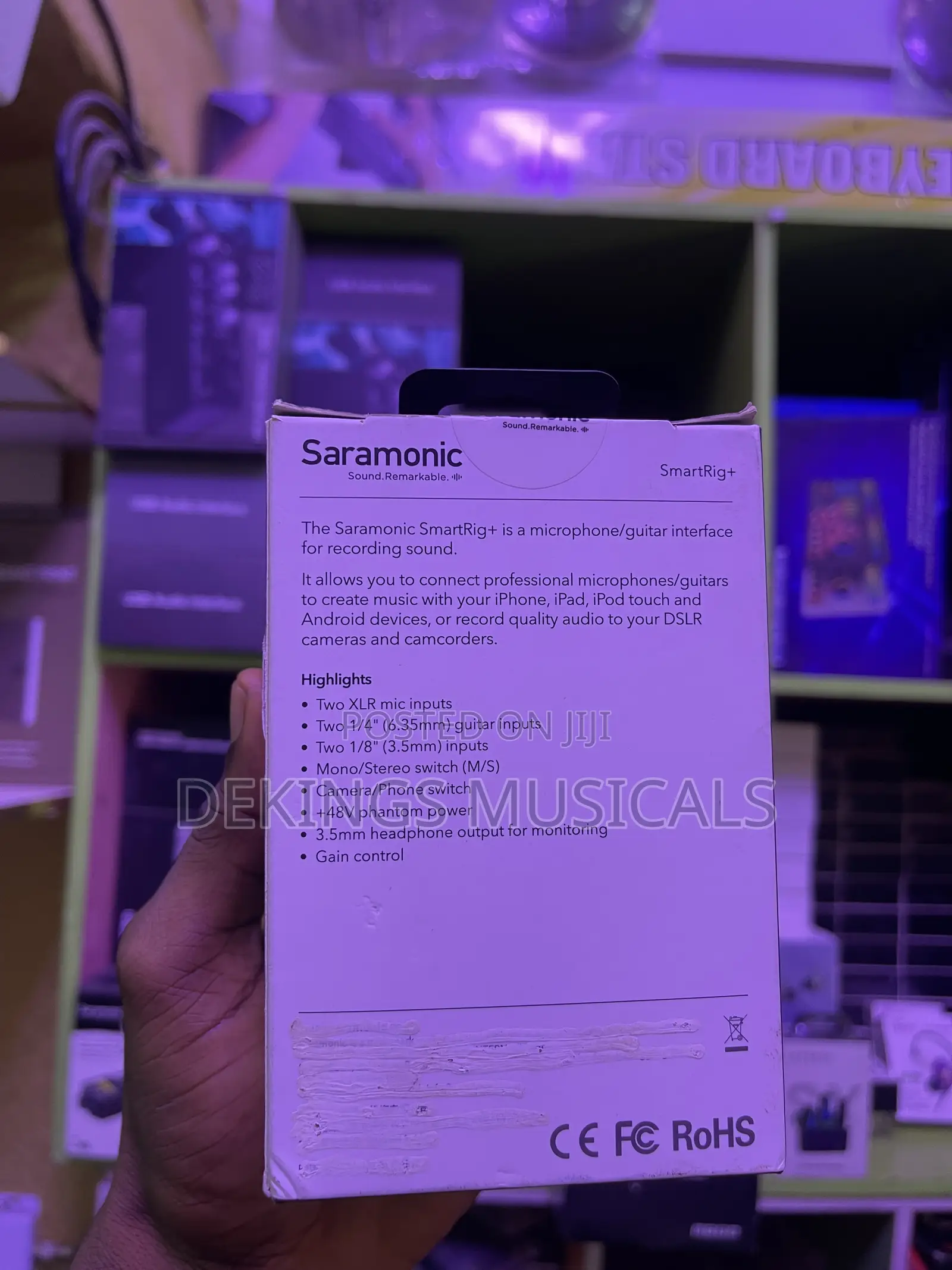 Saramonic Smartrig+ Two-Channel Audio Interface
